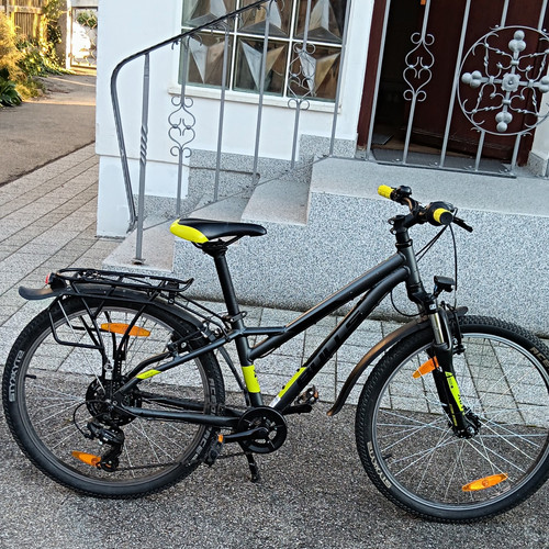 Cube trekkingrad schwarz gelb - trekkingrad, schwarz/gelb