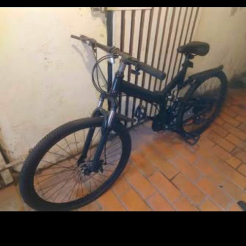 Schwarzes mountainbike flat - mountainbike,