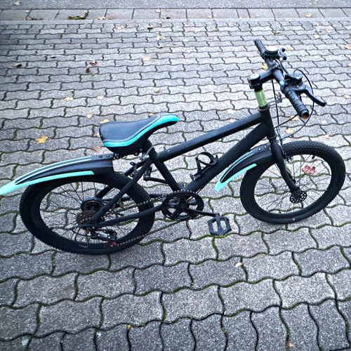 Mountainbike schwarz türkis - mountainbike, schwarz/türkis