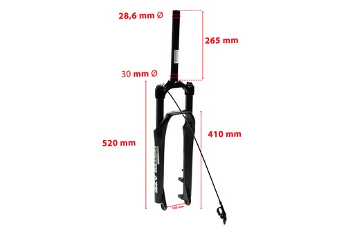 Zoll fahrrad federgabel - 27,5,