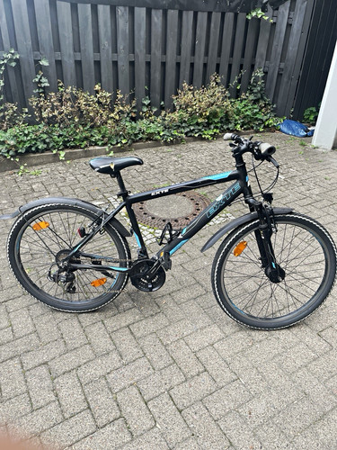Extb mountainbike schwarz blau - mountainbike, schwarz/blau